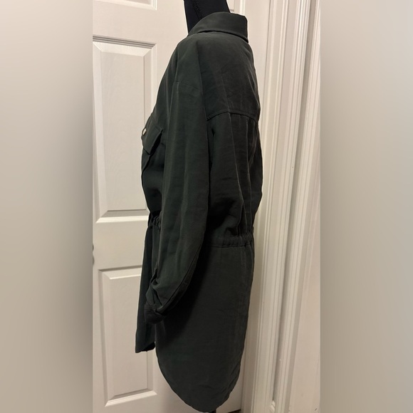 Zara Gray Utility Jacket with Relaxed Fit - Picture 4 of 9